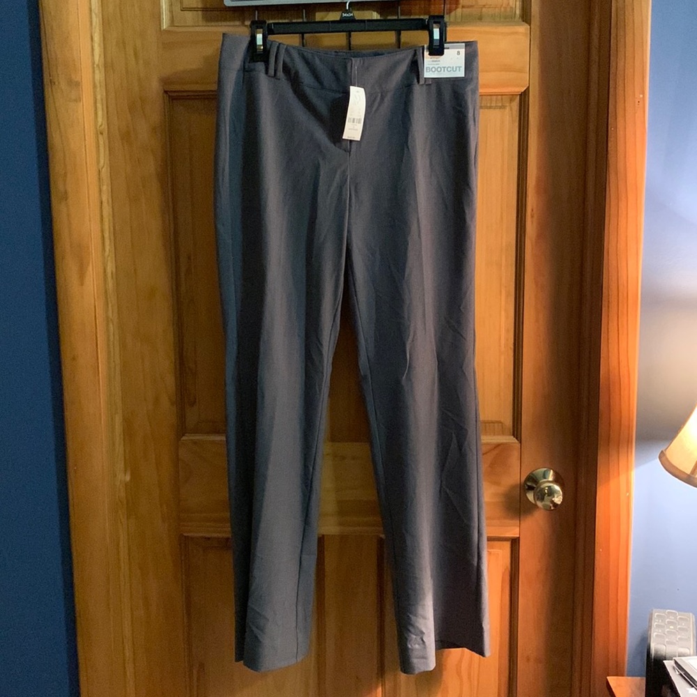 NWT Gray Dress bootcut pants